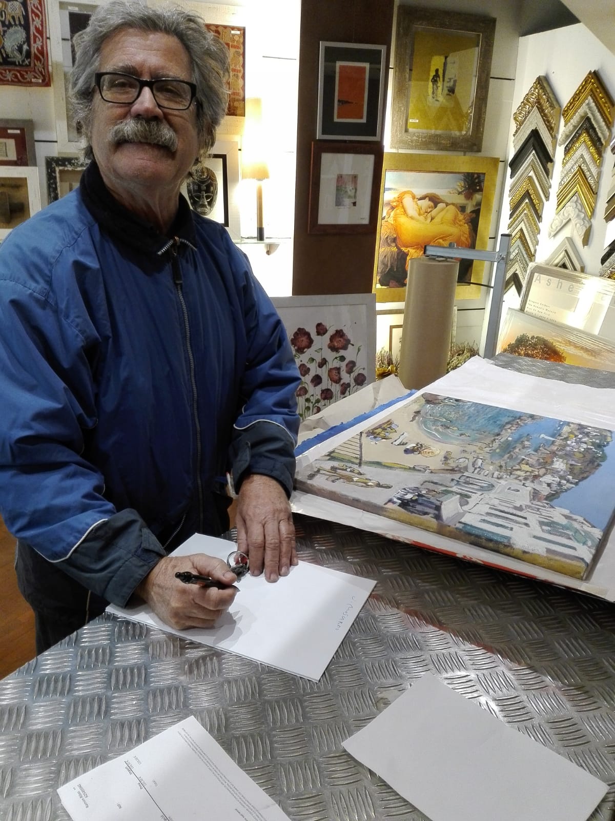 Josep Moscardó al Passeig de Gràcia