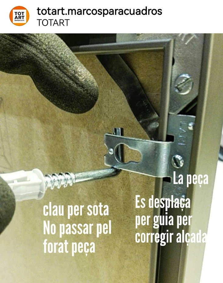 cóm penjar un marc d'alumini