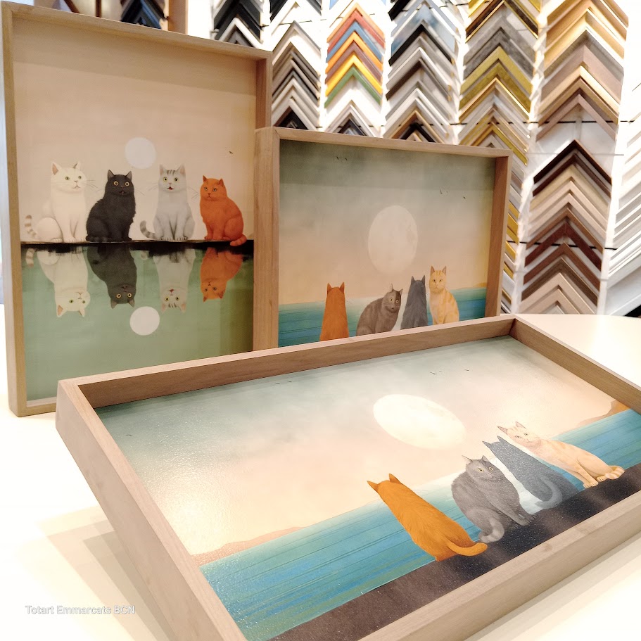 Cats els quadres vintage